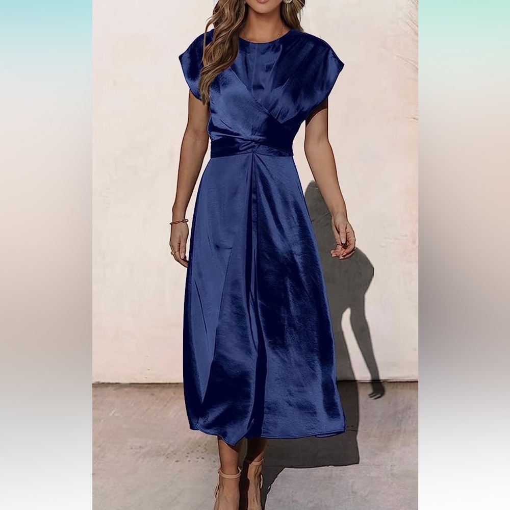 Pretty Garden Blue Formal Dress